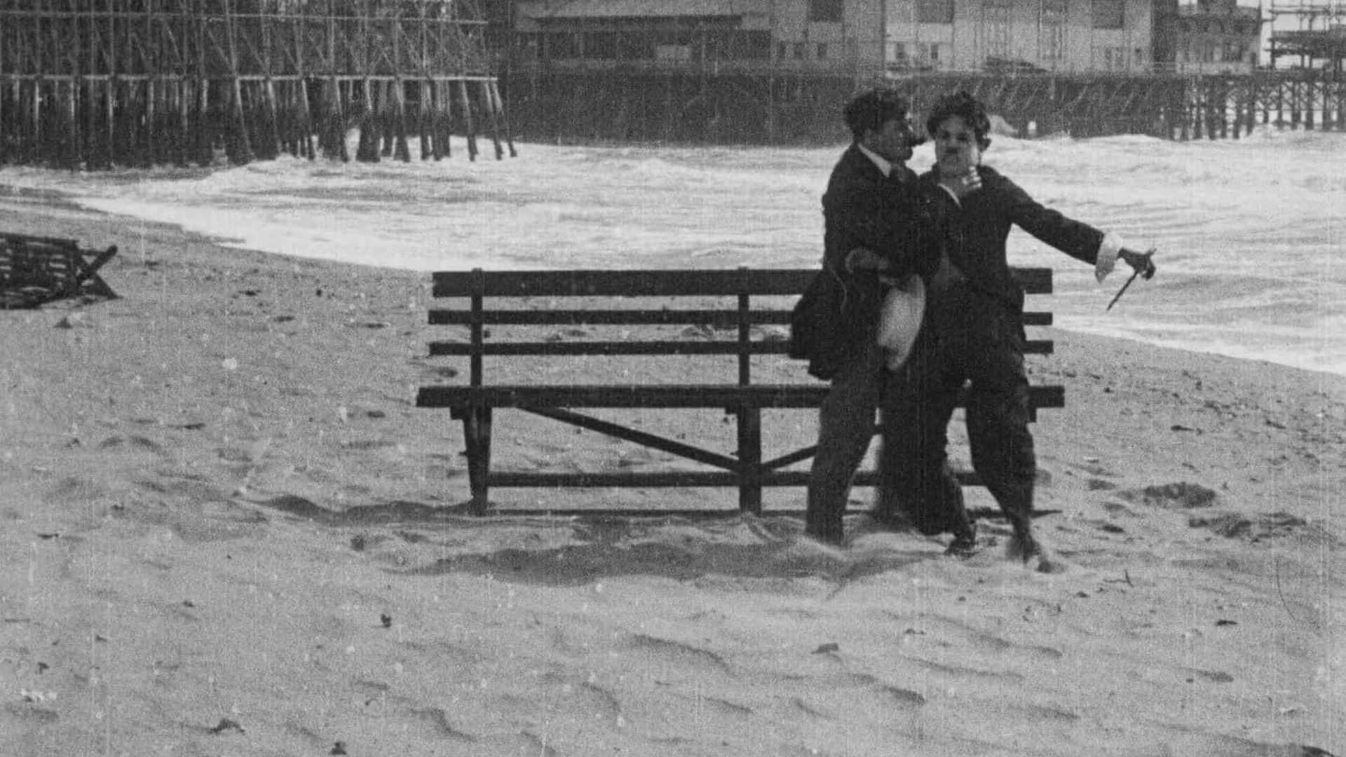 Charlot alla spiaggia