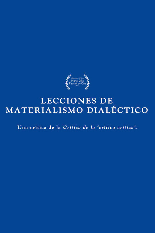 Lecciones de materialismo dialéctico