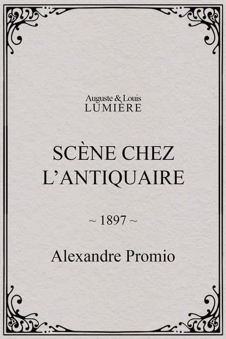 Scène chez l’antiquaire