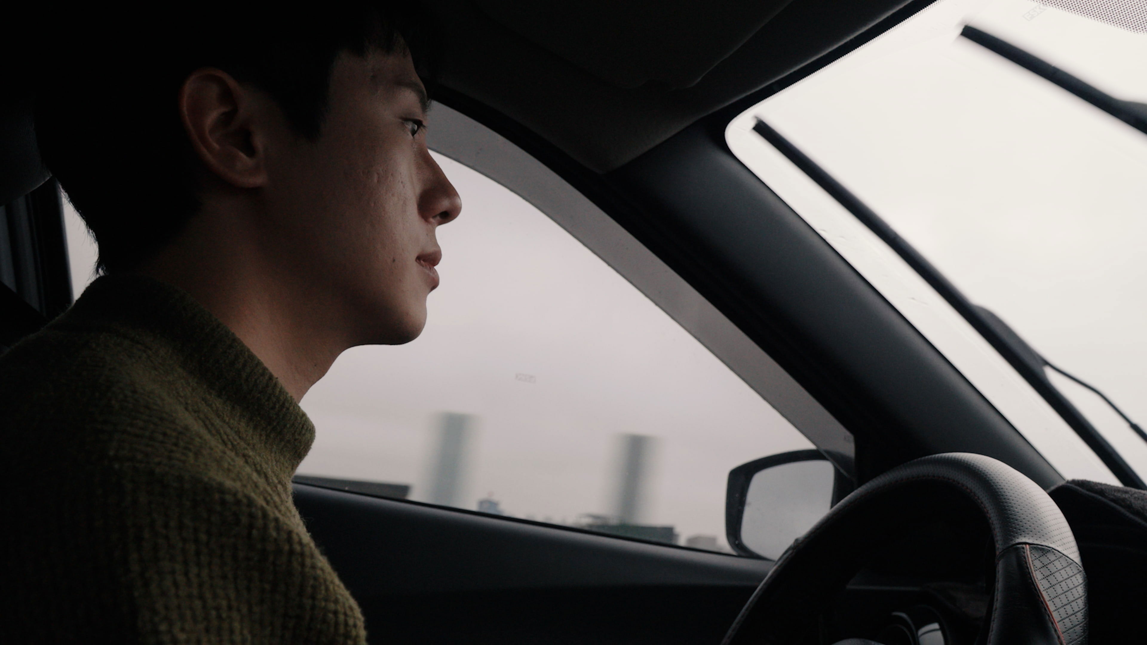 計程車內,計程車外